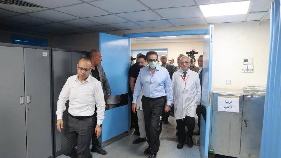 وزير الصحة يفتتح تطوير قسم الاستقبال والطوارئ بمعهد القلب القومي ويوجه بسرعة إصدار قرارات العلاج على نفقة الدولة