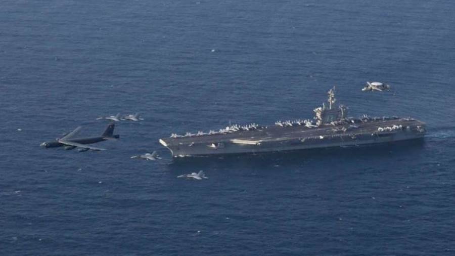 الحرس الثورى الإيرانى يحذر: ننتظر حضور قوات أمريكية عبر مضيق هرمز