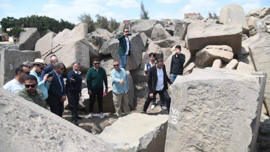 جولة ميدانية لبحث تطوير منطقة بهبيت الحجارة وتعظيم الاستفادة منها سياحيًا