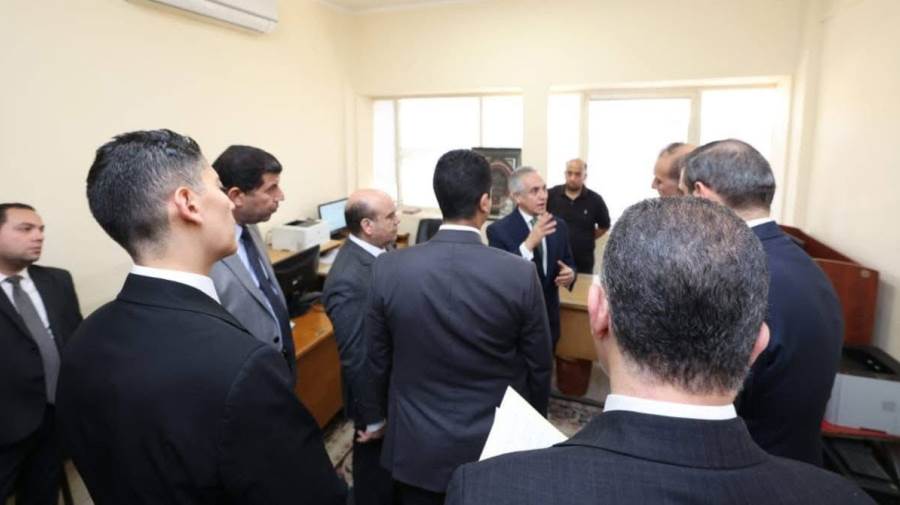 وزير العدل يباشر مهامه من مركز الدراسات.. ويلتقي بمجلس إدارة نادي قضاه مجلس الدولة