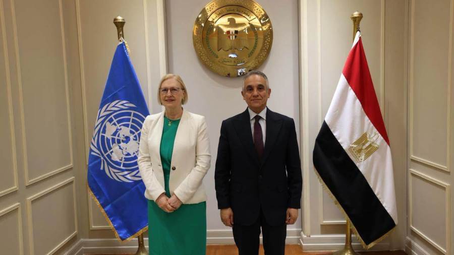 وزير العدل يبحث مع مساعد الأمين العام للأمم المتحدة لدعم بناء السلام سبل التعاون في مجالات سيادة القانون