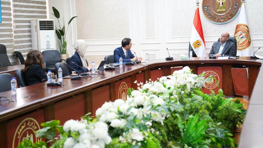 وزير العمل يلتقي وفد مبادرة "الاستثمار من أجل التوظيف"