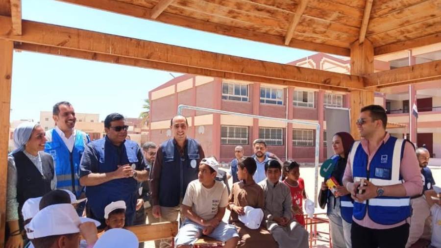 هيئة الرعاية الصحية تطلق قافلة «صحتكم مسؤوليتنا» بالتعاون مع مؤسسة حياة كريمة وشركة فاركو للأدوية وبالتنسيق مع محافظة جنوب سيناء