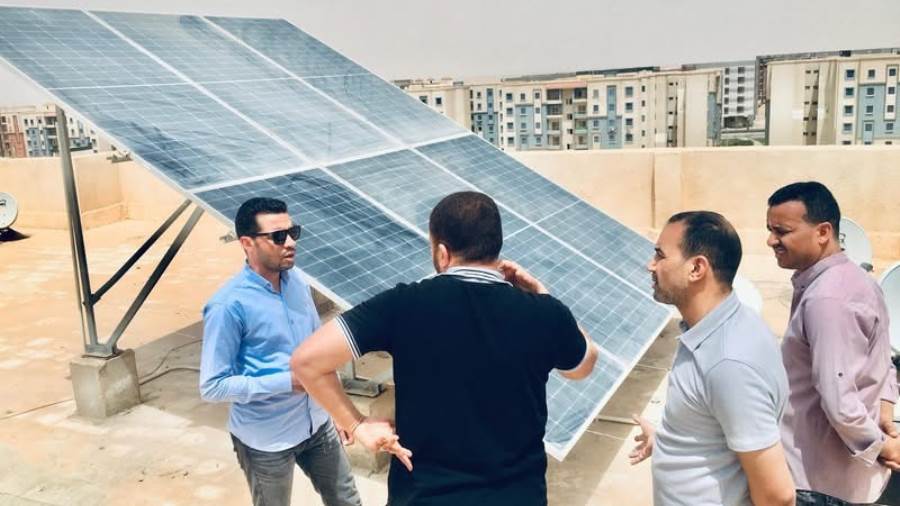 وزيرة الإسكان تتابع تنفيذ 37 محطة طاقة شمسية أعلى عدد من عمارات مبادرة «سكن لكل المصريين» بمدينة حدائق العاصمة