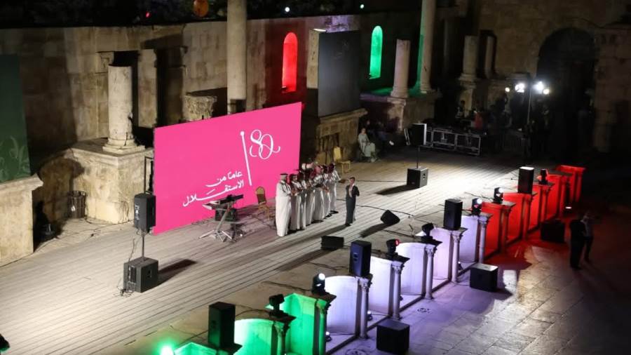 وسط احتفالات كبرى وعروض للدرون والألعاب النارية..الأردن يحيي عيد الاستقلال الـ 80 بتهانٍ دولية تصدرتها مصر