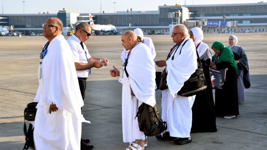 مصر للطيران تطلق جسرا جويا لعودة ضيوف الرحمن حجاج بيت الله الحرام لأرض الوطن