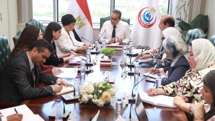 وزير الصحة يبحث مع ممثلة اليونيسيف لدى مصر تعزيز التعاون في صحة الطفل