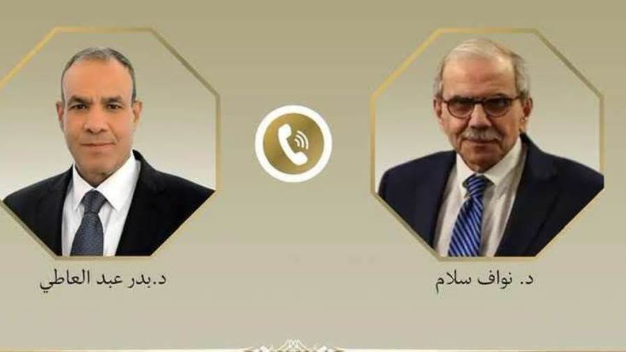 وزير الخارجية يبحث مع رئيس الوزراء اللبناني تطورات الأوضاع في لبنان 
