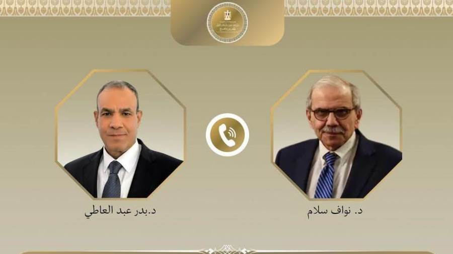 وزير الخارجية يبحث مع رئيس الوزراء اللبناني تطورات الأوضاع في لبنان