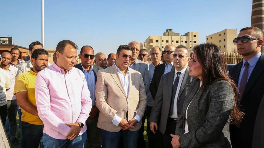 وزيرة الإسكان تتفقد أعمال التنمية ورفع الكفاءة بمنطقة «بيت الوطن» بمدينة القاهرة الجديدة