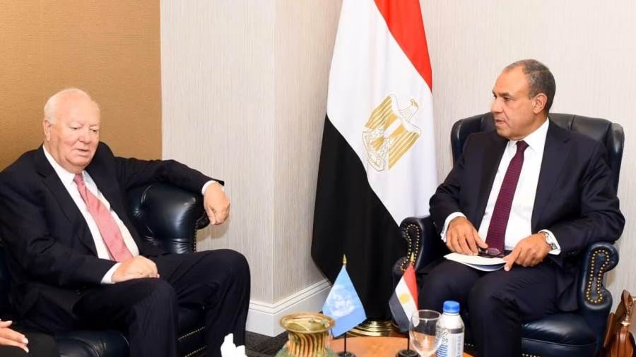 وزير الخارجية يلتقي وكيل سكرتير عام الأمم المتحدة الممثل السامي لتحالف الأمم المتحدة للحضارات