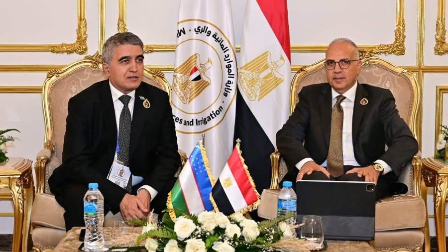 سويلم يلتقي وزير الموارد المائية الأوزبكي لبحث التعاون في مجالات الإدارة الحديثة للموارد المائية