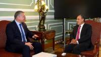  وزير الخارجية يستقبل وزير البترول والثروة المعدنية