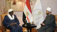 لقاء بين وزير الأوقاف ومفتي تشاد على هامش مؤتمر الإفتاء الدولي