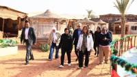 وزيرة التنمية المحلية والقائم بأعمال وزير البيئة في جولة تفقدية مفاجئة لمحمية الغابة المتحجرة