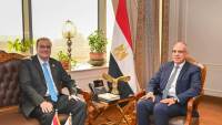 وزير الموارد المائية ورئيس الجهاز المركزي للتنظيم والإدارة يبحثان عدد من الموضوعات المشتركة