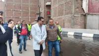 رئيس مياه الشرب بالقليوبية يتابع ميدانيًا جهود رفع تجمعات الأمطار: مستمرون حتى الانتهاء الكامل