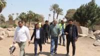 الأمين العام للمجلس الأعلى للآثار يتفقد منطقتي آثار سقارة وميت رهينة