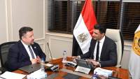 وزير الصناعة يبحث مع وفد شركة إيچيبت آمون للأمونيا الخضراء مشروعًا جديداً باستثمارات 5 مليارات دولار