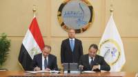 وزير النقل يشهد توقيع اتفاقية تعاون بين شركات نقل الركاب التابعة للشركة القابضة للنقل البحري والبري وشركة ترانس آي تي