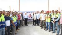 وزير النقل يجري جولة موسعة بالخط الأول لشبكة القطار الكهربائي السريع