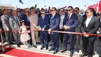 رئيس هيئة قناة السويس ومحافظ بورسعيد يشهدان افتتاح كوبرى النصر العائم 2 للربط بين مدينتي بورسعيد وبورفؤاد