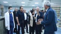 وزير الصحة يتفقد مستشفيي الكبد والجهاز الهضمي والثلاثي الجامعيين بمحافظة المنيا