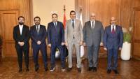 وزير الرياضة يبحث مع مسئولي شركة "تاي هاوس" و"روابط الرياضية" تعزيز التعاون لرعاية الأبطال الرياضيين
