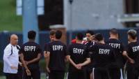 منتخب مصر يواصل استعداداته لمواجهة إيران.. وغيابات جزئية بسبب الإصابات في المران