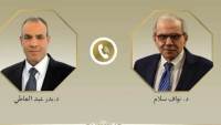وزير الخارجية يبحث مع رئيس الوزراء اللبناني تطورات الأوضاع في لبنان 