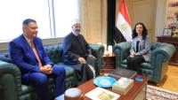 وزيرة التضامن الاجتماعي تلتقي رئيس اللجنة الدينية بمجلس النواب
