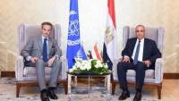 وزير الخارجية يلتقي المدير العام للوكالة الدولية للطاقة الذرية بمدينة العلمين