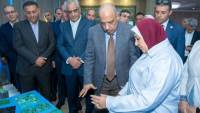 وزير الإنتاج الحربي يستقبل وزير الكهرباء ومحافظ القليوبية في "بنها للصناعات الإلكترونية" لتفقد خطوط الإنتاج