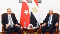 وزير الخارجية يستقبل نظيره التركي ويرأسان الاجتماع الثاني لمجموعة التخطيط المشترك بين مصر وتركيا