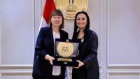 وزيرة التضامن الاجتماعي تلتقي المنسق المقيم للأمم المتحدة في مصر