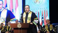 وزير التعليم العالي والأمين العام لجامعة الدول العربية يشهدان حفل تخرج الدفعة الأولى من كلية الطب البشري بالأكاديمية العربية للعلوم والتكنولوجيا والنقل البحري