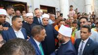  وزير الأوقاف ومحافظ القليوبية يؤديان صلاة الجمعة بمسجد ناصر ببنها ويفتتحان مجمع الرحمة الإسلامي بطوخ