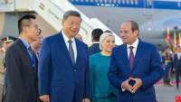 الرئيس السيسي وقرينته يودّعان نظيره الصيني وقرينته بمطار القاهرة الدولي 