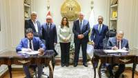 وزيرة التنمية المحلية والبيئة ومحافظ شمال سيناء يشهدان توقيع عقدي تعاون مع شركة «إيتوس» لدعم منظومة المخلفات بمدينة العريش