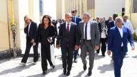 وزير الخارجية ورئيس شركة العاصمة الجديدة يصطحبان السفراء الأفارقة فى جولة تفقدية