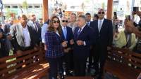 وزيرة التنمية ومحافظ الدقهلية يفتتحان حديقة "كوكب الشرق" ويتفقدان مرسى الأتوبيس النهري ومكتبة مصر العامة بالمنصورة