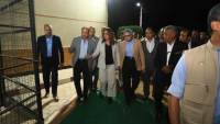 وزيرة التنمية ومحافظ الوادي الجديد ورئيس هيئة تنمية الصعيد يفتتحون مجمع الصناعات الحرفية بقرية مرزوق