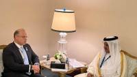 وزير الاستثمار والتجارة الخارجية يلتقي رئيس غرفة تجارة وصناعة قطر