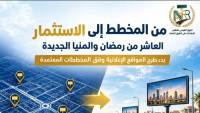 بدء طرح مواقع إعلانية جديدة بالعاشر من رمضان والمنيا الجديدة وفق مخططات معتمدة