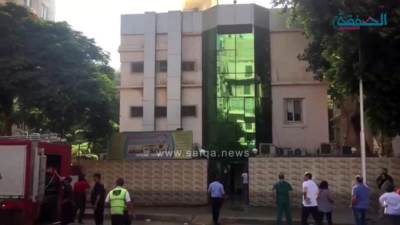 حريق بمركز مصر للقلب والقسطرة والأوعية الدموية.. والدفاع المدني والاسعاف ينقذان الموقف