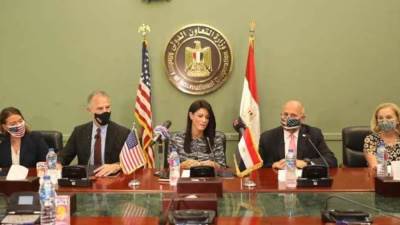 رانيا المشاط تبحث مع رئيس الوكالة الأمريكية للتنمية الدولية تفعيل 7 إتفاقيات بـ122 مليون دولار