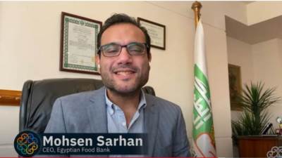  بنك الطعام المصري يحصل على جائزة MEI لجهوده خلال فترة "كورونا"