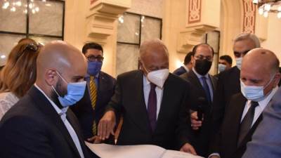  بحضور ابو الغيط ووزير الخارجية العراقى  “كونستك" تنهى أعمال بالملحق الإداري لجامعة الدول العربية