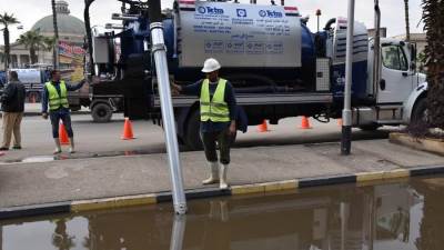 "القابضة لمياه الشرب" تصدر تكليفات لشركات المياه والصرف التابعة للتعامل مع سقوط الأمطار