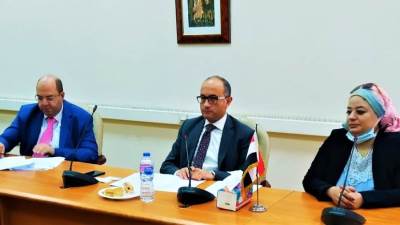 التمثيل التجاري يستقبل وفد من كبريات الشركات الروسية برئاسة نائب وزير الصناعة والتجارة الروسي